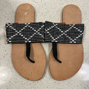 NWOB Anthropologie Asher Beaded Sandals